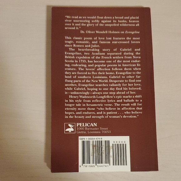 Evangeline by Henry Wadsworth Longfellow Book - Picture 2 of 2